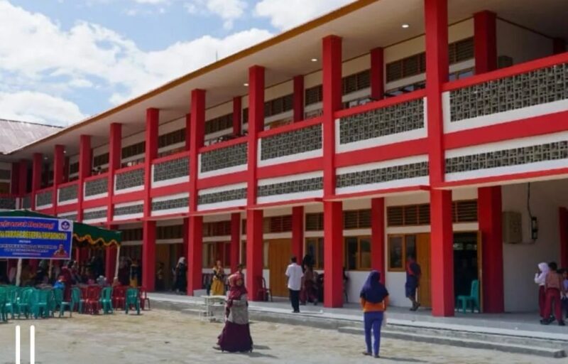 Gedung baru SDN 10 Lubuk Begalung di Jalan Kampung Tanjung, Kelurahan Lubuk Begalung Nan XX, Kecamatan Lubuk Begalung.