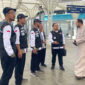 Kepala Daker Bandara Abdillah bersama tim melakukan pemetaan di Bandara AMMA Madinah. (Foto: Kemenag)