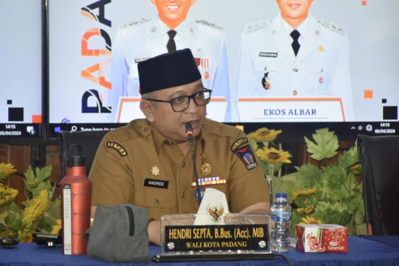 Sekda Kota Padang Andree Algamar. (Foto: Prokopim Padang)