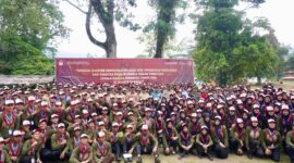 KPU Sumbar menggelar Jambore Demokrasi di Minang Fantasi (Mifan) Waterpark, Kamis (9/5/2024). (Foto: Diskominfo Padang Panjang)