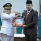 Jasman saat dilantik sebagai Pj Wako Payakumbuh oleh Wagub Sumbar Audy Joinaldy pada 28 September 2023 lalu. (Foto: adpsb)