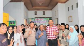 Camat Lubuk Begalung, Andi Amir saat menghadiri peresmian PIK-R Remokes Basis di Sekretariat Yayasan Berkah Amal Salih, Jumat (10/5/2024).