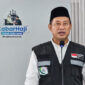Kepala Biro Humas, Data, dan Informasi Kemenag Akhmad Fauzin memberikan keterangan pers haji di Media Center Haji (MCH) di Asrama Haji Pondok Gede, Jakarta, Senin (13/5/2024).