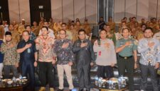 KPU Padang menggelar Rakor PSU DPD RI bersama Pemko dan stakeholder terkait di Hotel Santika, Selasa (25/6/2024). (Foto: Prokopim Padang)
