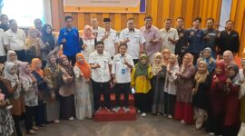 Pembukaan Bimtek HAKI bagi pelaku ekraf di Youth Center Padang, Rabu (26/6/2024).