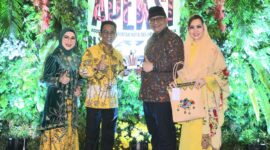 Pj Wako Padang Andree Algamar didampingi Pj Ketua TP PKK Padang Ny. Vanny Andree Algamar menghadiri Rakernas APEKSI XVII Balikpapan, 1-6 Juni 2024. (Foto: Prokopim Padang)