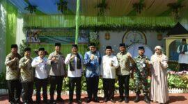 Penjabat (Pj) Wali Kota Padang Andree Algamar saat pembukaan MTQ ke-41 Kecamatan Koto Tangah di Masjid Al Manar Dadok Tunggul Hitam, Jumat (7/6/2024). (Foto: Prokopim Padang) 