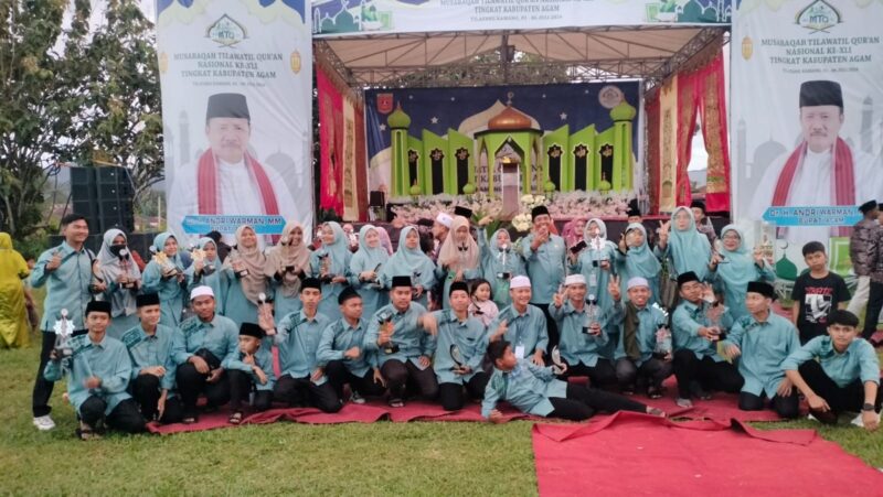 Kecamatan Matur berhasil meraih Juara II pada MTQN Ke-41 Agam. (Foto: AMC)