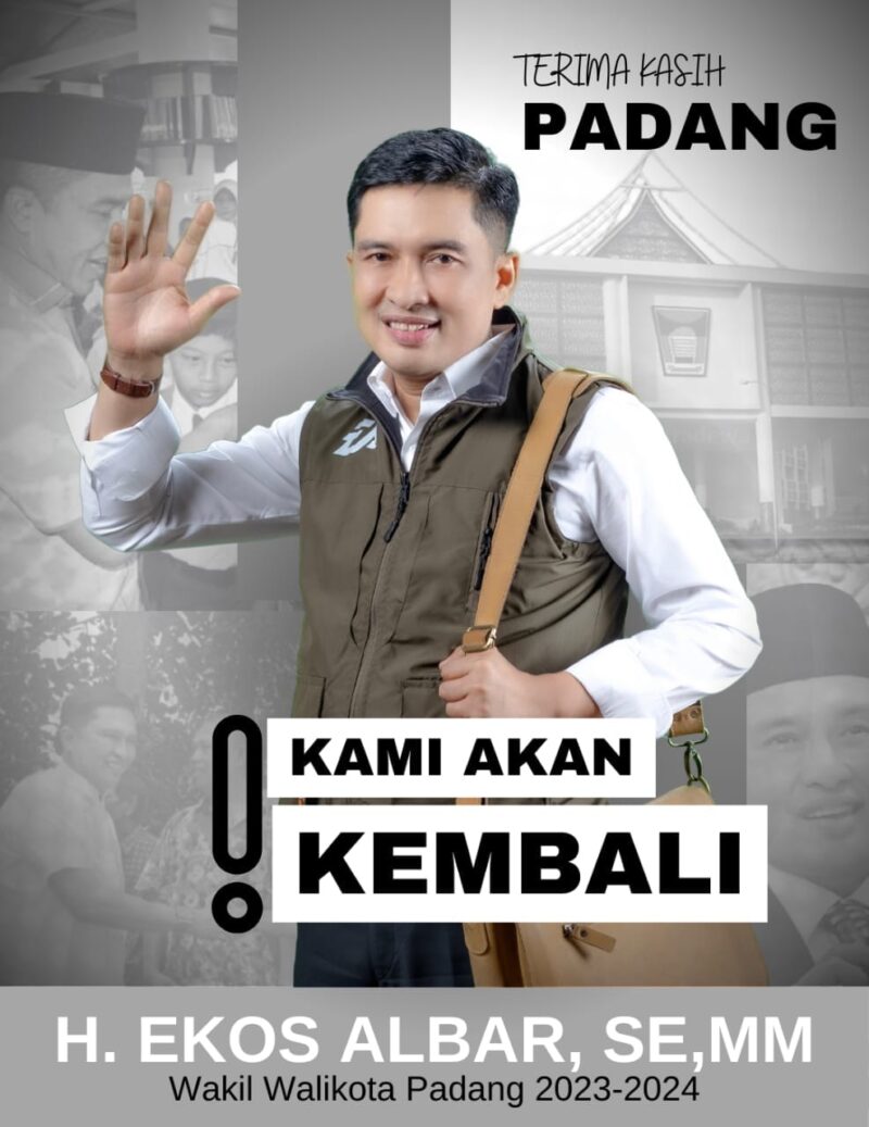 Ekos Albar mundur dari kontestasi Pilkada Padang 2024. (Foto: FB Ekos Albar)