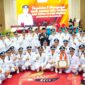 Bupati Dharmasraya, Sutan Riska Tuanku Kerajaan bersama para wali nagari se-Kabupaten Dharmasraya. (Foto: Pemkab Dharmasraya)