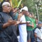 Prosesi maambiak tanah menandai dimulainya Pesona Budaya Tabuik Piaman 2024. (Foto: Diskominfo Kota Pariaman)