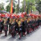Pemko Pariaman menggelar makan bajamba menyambut Tahun Baru Islam 1446 H. (Foto: Diskominfo Kota Pariaman)