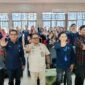 Kepala Badan Kesbangpol Padang Tarmizi Ismail, narasumber dan peserta Sosialisasi Dalam Rangka Pembinaan Kelurahan Bersinar (Bersih Narkoba) di Aula Kantor Camat Nanggalo, Kamis (18/7/2024). 