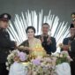 Bupati Solok Selatan Khairunas menghadiri syukuran HUT ke-78 Bhayangkara Tahun 2024, Senin (1/6/2024). (Foto: Humas Pemkab Solsel)