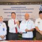 Penandatanganan kerjasama antara Perumda Air Minum Kota Padang bersama Kejari Padang. (Foto: Prokopim Padang)