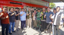 Pj Wali Kota Padang Andree Algamar Forkopimda, Ketua Bawaslu RI Rahmat Bagja, memantau PSU DPD RI Dapil Sumbar di TPS 15 Kelurahan Purus, Kecamatan Padang Barat, Sabtu (13/7/2024). 