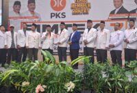 PKS dan Demokrat mengusung pasangan M Iqbal - Amasrul di Pilkada Padang 2024.