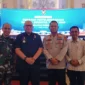 Pj Wako Padang Andree Algamar di sela kegiatan Rakor Kesiapan Penyelenggaraan Pilkada Serentak 2024 wilayah Sumatera di Medan, Selasa (9/7/2024). (Foto: Prokopim Padang)
