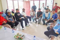 Pj Wako Padang Andree Algamar dan rombongan meninjau LPS Kelurahan Kampung Pondok, Kecamatan Padang Barat. (Foto: Prokopim Padang)