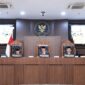 Sidang pembacaan putusan dugaan pelanggaran Kode Etik Penyelenggara Pemilu (KEPP), teradu Ketua KPU RI di ruang sidang DKPP, Jakarta, Rabu (3/7/2024). (Foto: IG dkpp_ri)