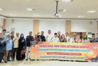 DLH Kota Padang menyosialisasikan penyesuaian tarif retribusi sampah kepada lurah dan ketua LPM se-Kecamatan Lubuk Begalung (Lubeg) Jumat (12/7/2024). 