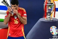 Rodri dinobatkan sebagai Pemain Terbaik Euro 2024. (Foto: IG odrihernandezbr)