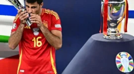 Rodri dinobatkan sebagai Pemain Terbaik Euro 2024. (Foto: IG odrihernandezbr)