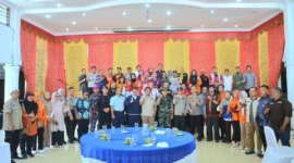 Pemko Padang bersama stakeholder dan insan kebencanaan menggelar kegiatan coffee morning  di Palanta Kediaman Resmi Wali Kota Padang, Kamis (29/8/2024). (Foto: Prokopim Padang)