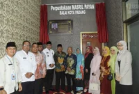 Peresmian Perpustakaan Masril Payan di lantai I Balai Kota Padang, Jumat (9/8/2024) pagi. (Foto: Prokopim Padang)