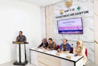 Dinas Kesehatan Payakumbuh melakukan studi tiru ke Puskesmas Air Santok Pariaman. (Foto: Pemko Pariaman)