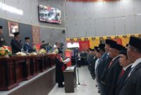 Anggota DPRD Padang periode 2024-2029 resmi dilantik. (Foto: Diskominfo Padang)