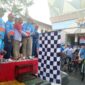 Pj Wali Kota Padang Andree Algamar melepas peserta Padang Gowes Adventure 2024 di halaman Gedung Youth Center, Minggu (4/8/2024). (Foto: Javanusa.com)