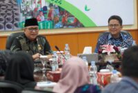 Pj Wali Kota Padang Andree Algamar membuka pelatihan pengembangan bisnis UMKM Hijau yang digelar Perwakilan BI Sumbar. (Foto: Prokopim Padang)