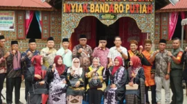 KAN Lubuk Malako, Kecamatan Sangir Jujuan mewakili Kabupaten Solsel dalam Penilaian KAN Terbaik Tingkat Sumbar 2024, Kamis (15/8/2024). (Foto: Humas Pemkab Solsel)
