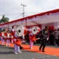 Penampilan salah satu marching band memukau para penonton yang hadir. (Foto: Diskominfo Padang Panjang)