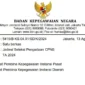 Pendaftaran CPNS 2024 dibuka 20 Agustus.