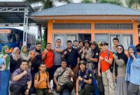 Tim BPBD Padang mengikuti lomba lintas alam di kawasan ekowisata Padang Janiah, Sumatera Barat. (Foto: BPBD Padang)