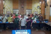 Pembukaan Sosialisasi Pengawasan Orang Asing di Ruang Abu Bakar Jaar, Balai Kota Padang, Kamis (1/8/2024).