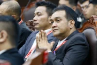 Pemohon yang diwakili oleh Said Salahudin selaku kuasa hukum saat pembacaan putusan Nomor 60/PUU-XXII/2024, Selasa (20/8/2024). (Foto: Humas MK/Bayu)