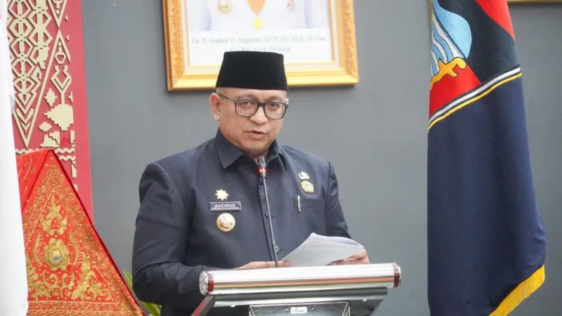 Pj Wali Kota Padang Andree Algamar. (Foto: Prokopim Padang)