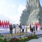 Presiden Jokowi meresmikan Taman Kusuma Bangsa yang terletak di kawasan IKN, Senin (12/8/2024). (Foto: BPMI Setpres/ Muchlis Jr)