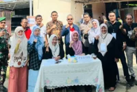Camat Lubuk Begalung Andi Amir menghadiri pemilihan Ketua LPM Kelurahan Kampung Jua Nan XX, Sabtu (7/9/2024). 