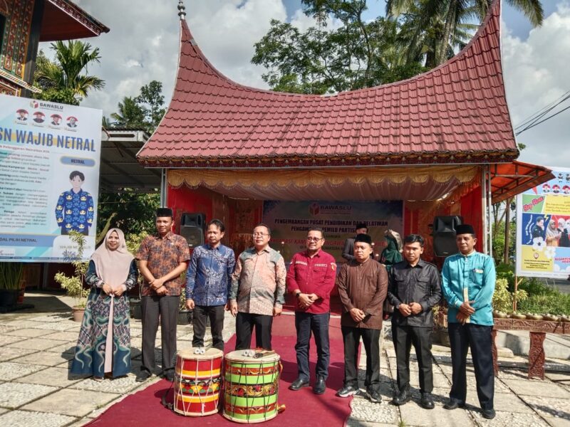 Peresmian Nagari Tujuh Koto Talago sebagai Kampung Pengawasan Partisipatif pada Pilkada serentak 2024. (Foto: Ist)