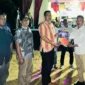 Camat Lubeg Andi Amir mengukuhkan Satgas Anti Tawuran dan Kekerasan Kelurahan Batuang Taba Nan XX, Sabtu (7/9/2024) malam. 