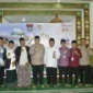 Pj Wali Kota Padang Andree Algamar saat Peringatan Maulid Nabi Muhammad SAW 1446 H di Masjid Agung Nurul Iman. (Foto: Prokopim Padang)