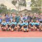 Bupati Tanah Datar Eka Putra membuka Open Turnamen Bola Voly Cup 1 di lapangan Bola Voly Tanjung Ambacang Kecamatan Lintau Buo Utara. (Foto: Prokopim Tanah Datar)