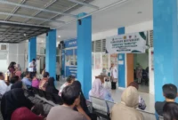 Suasana kegiatan skrining TB di Puskesmas Padang Pasir. (Foto: Diskominfo Padang)
