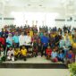 Bupati Tanah Datar Eka Putra membuka Turnamen Tenis Meja Pelajar Bupati Cup tahun 2024. (Foto: Prokopim Tanah Datar)