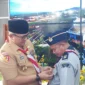 Pj Wali Kota Padang Andree Algamar menerima lawatan Pengakap Perak Tengah Malaysia. (Foto: Diskominfo Padang)
