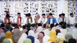 Bupati Tanah Datar Eka Putra menghadiri peringatan Maulid Nabi Muhammad SAW di Indojolito Batusangkar. (Foto: Prokopim Tanah Datar)